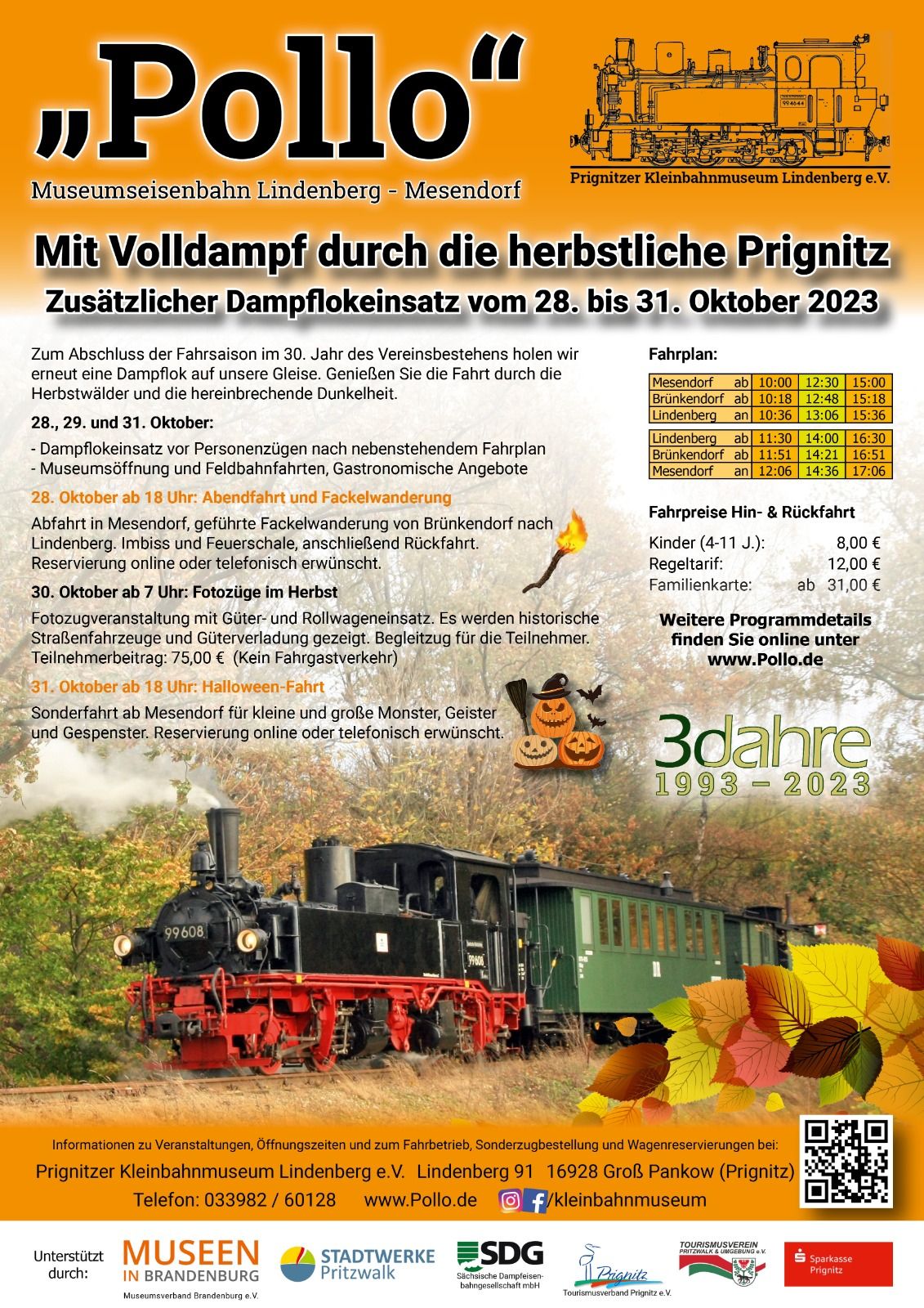 Plakat Herbstdampf
